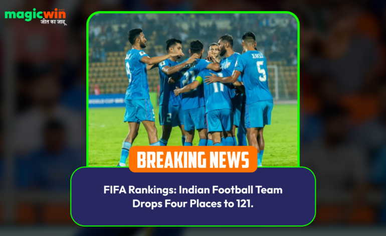  FIFA Rankings: Indian Football Team Drops Four Places to 121