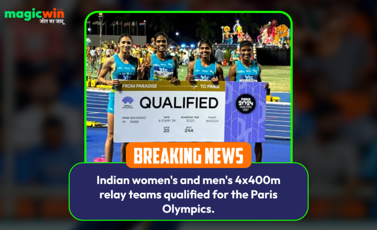  Indian women’s and men’s 4x400m relay teams qualified for the Paris Olympics