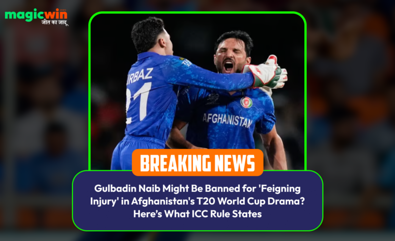  Gulbadin Naib Might Be Banned for ‘Feigning Injury’ in Afghanistan’s T20 World Cup Drama? Here’s What ICC Rule States