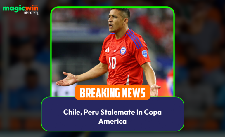  Chile, Peru Play to Stalemate in Copa America Opener