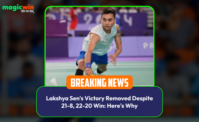  Lakshya Sen’s Victory Removed Despite 21-8, 22-20 Win: Here’s Why