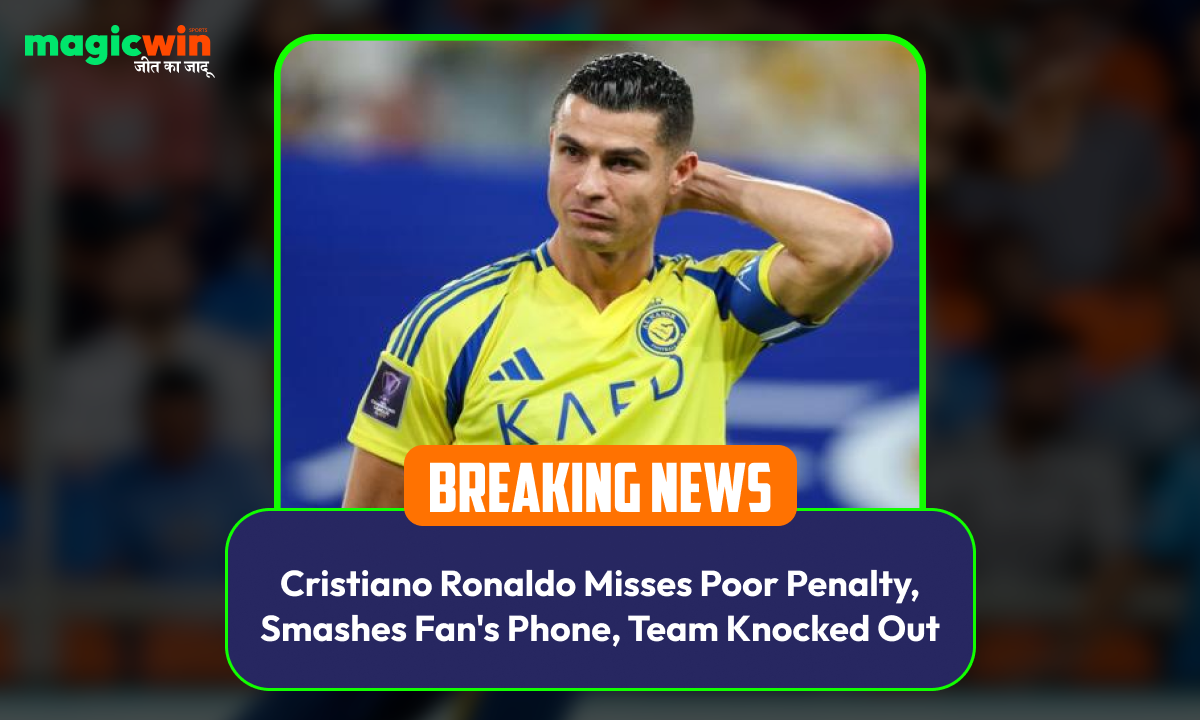 Cristiano Ronaldo Misses Poor Penalty, Smashes Fan’s Phone, Team Knocked Out